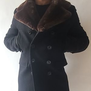 Karl Lagerfeld Men's Peacoat
